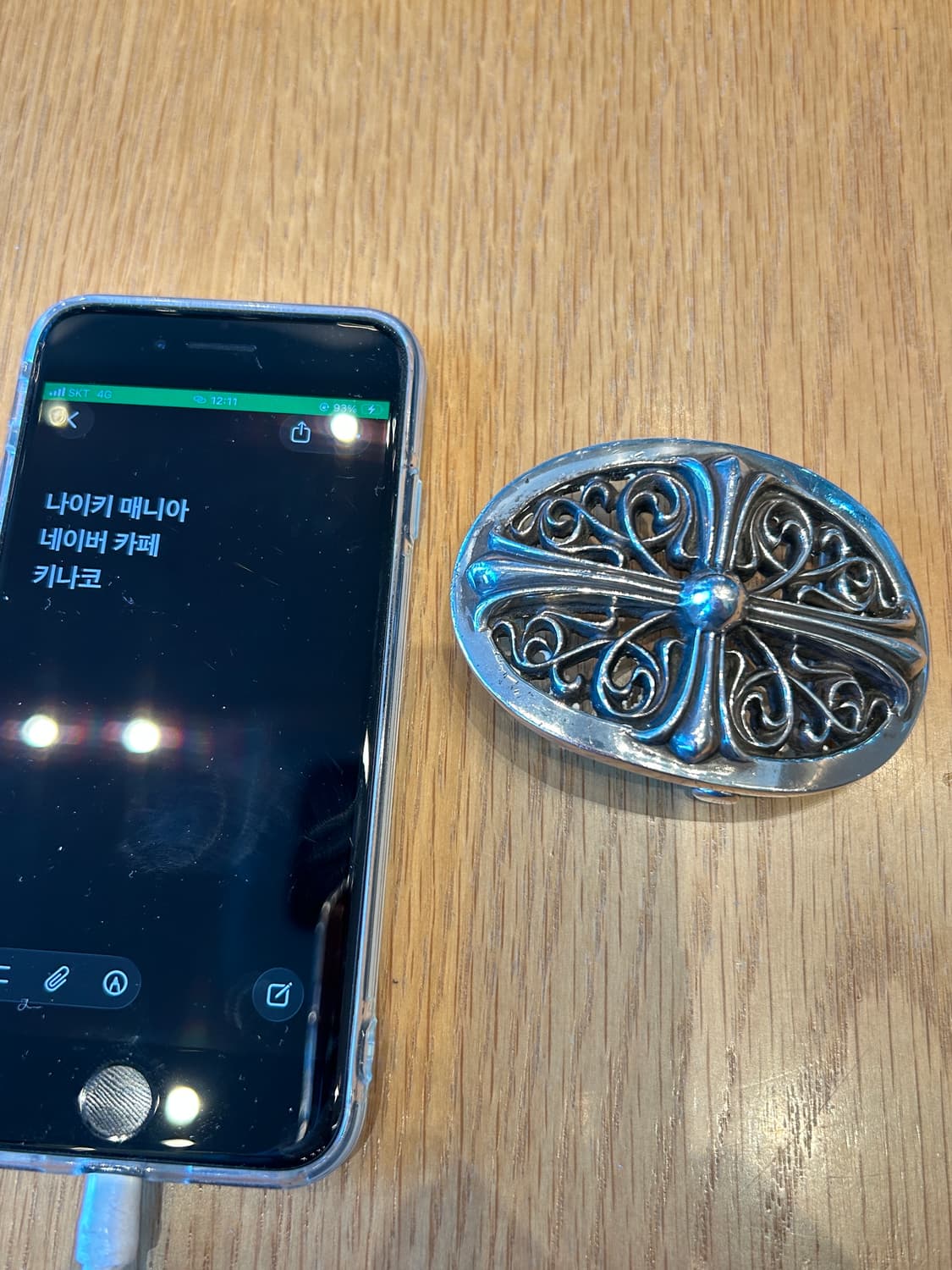 크롬하츠 오발 크로스 벨트 상품이미지1