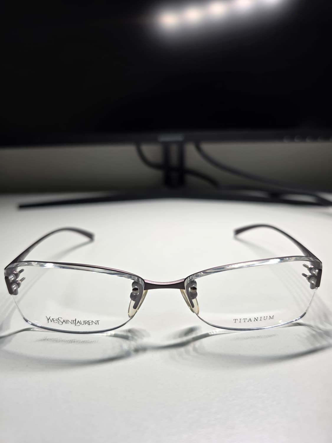 생로랑 긱시크 무테 티타늄 안경 상품이미지4