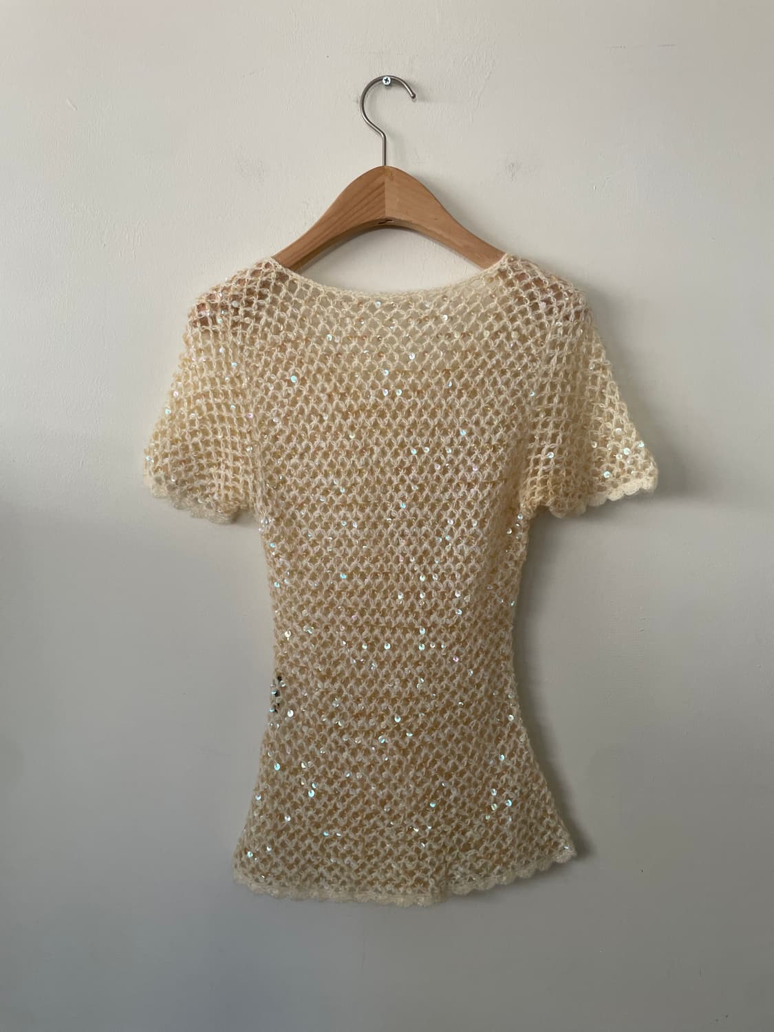 vintage spangle crochet knit 상품이미지7