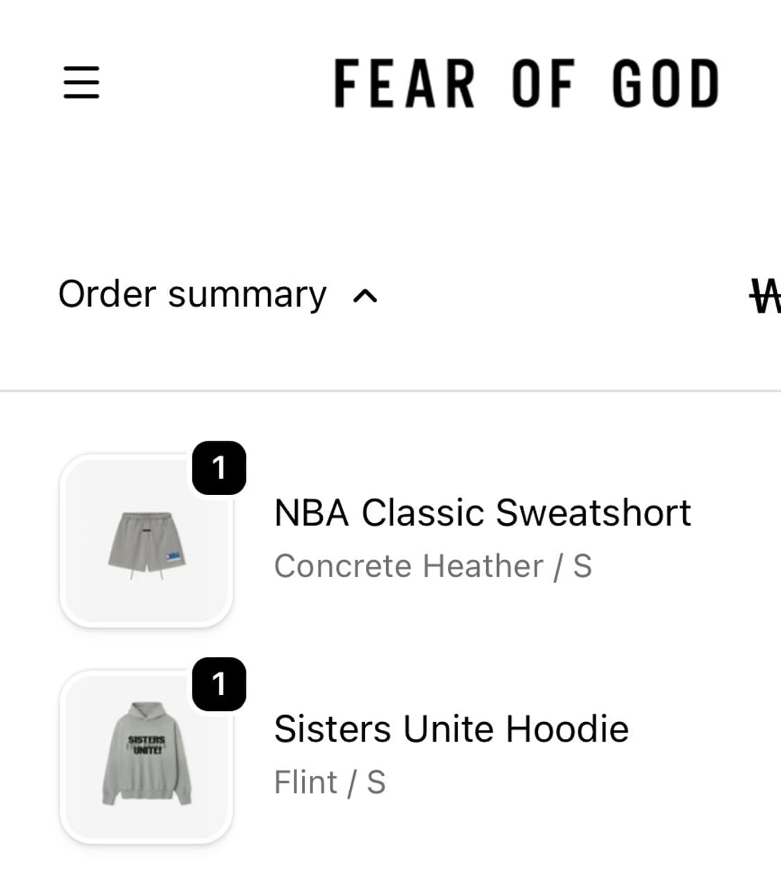 FEAR OF GOD 후드새상품 판매합니다 상품이미지3