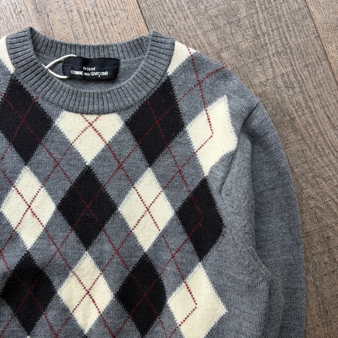 90's Basic Argyle Knit 상품이미지4