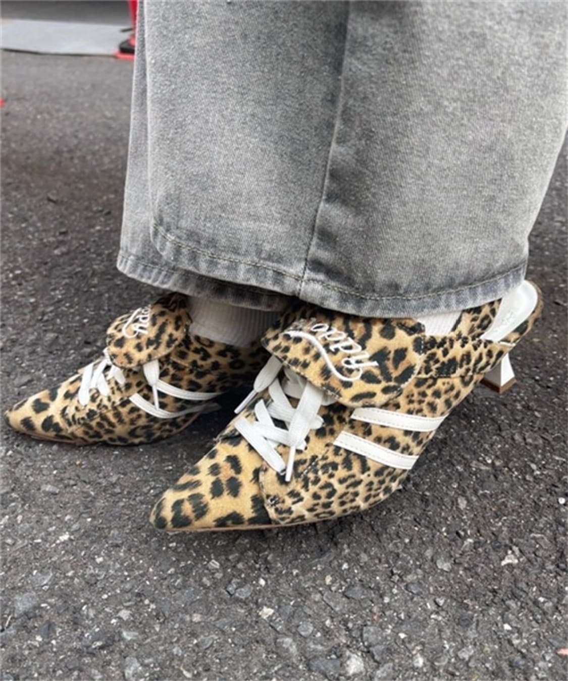 일본브랜드 레오파드 힐 상품이미지4