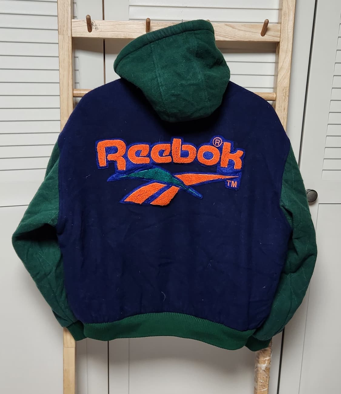 L 리복 빅로고 올드스쿨 90s 플러스 후리스 모직 자켓 상품이미지2