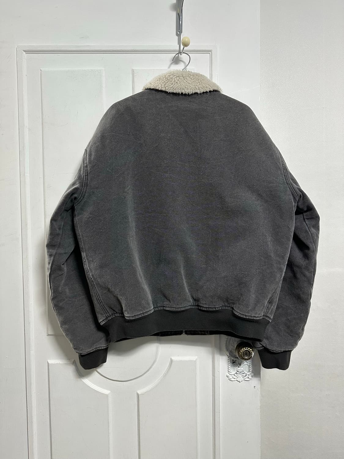 자라 페이크 시어링 워시드 자켓 상품이미지2