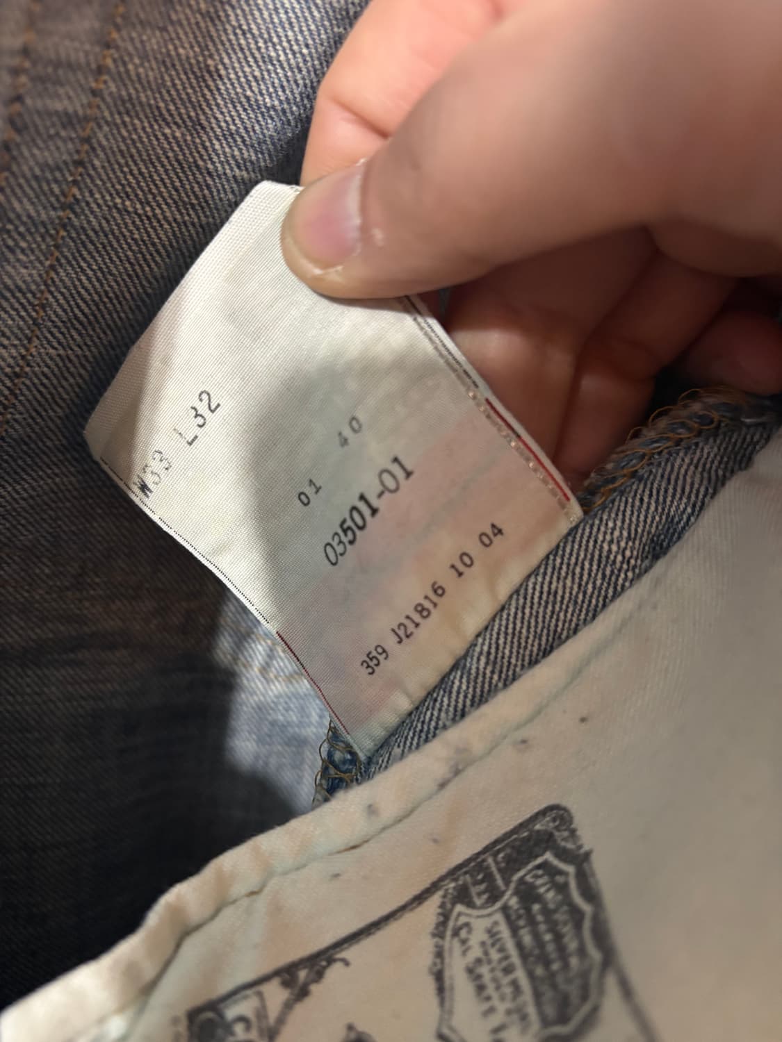 00‘s Levis 501 denim pant. 상품이미지7