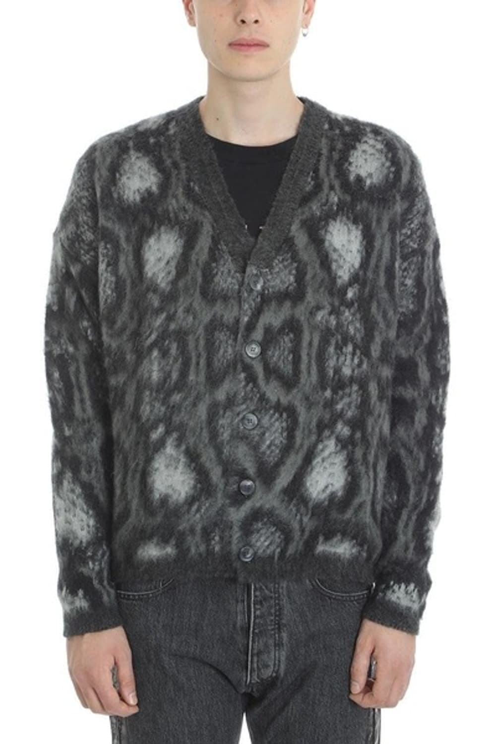 미스비헤이브 스네이크 모헤어 울 가디건 M 상품이미지4