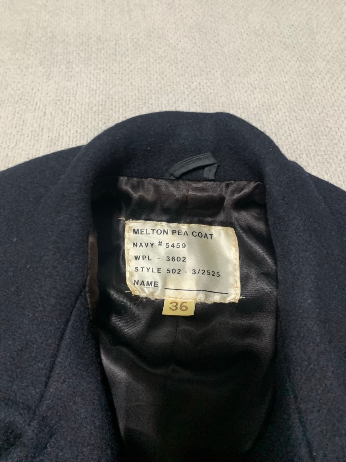 빈티지 멜튼울 피코트 상품이미지2