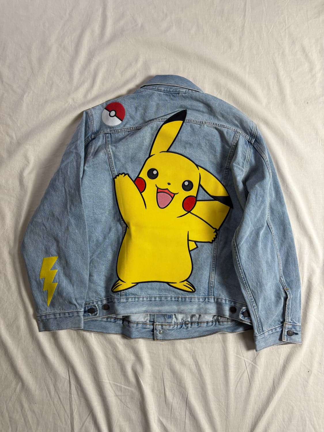 Levis x Pokemon 25주년 데님트러커 자켓 XL 상품이미지1