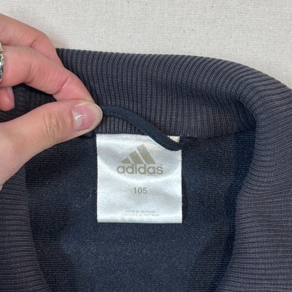 105) 아디다스 패치로고 삼선 져지 트랙탑 집업 상품이미지7