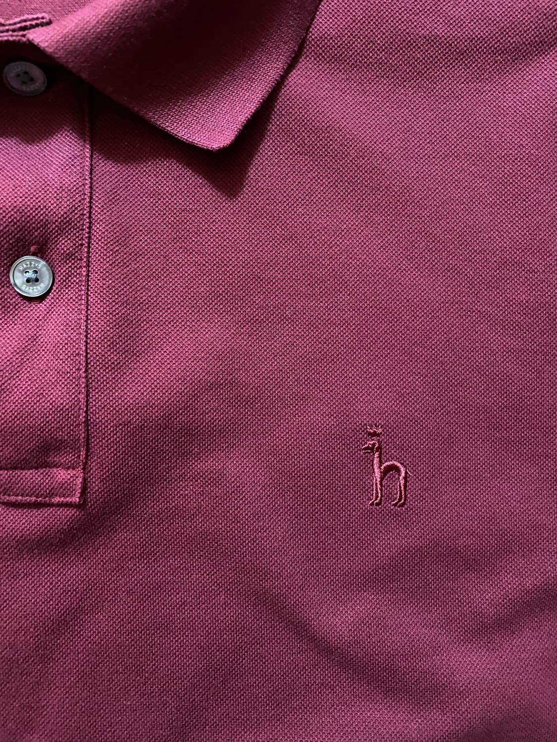 헤지스 남성 카라티 105 버건디 (100) 상품이미지3