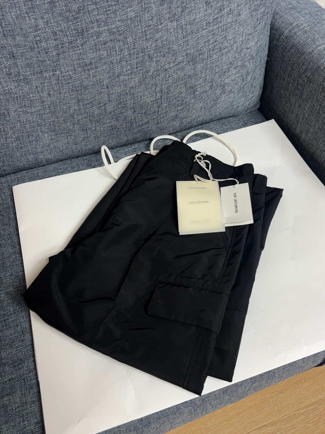 택포/새상품/남:30) 23ss 아워레가시 알로이 트라우저 블랙 나일론 상품이미지3