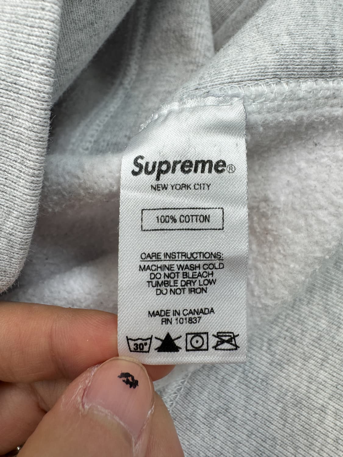 슈프림 17FW 아라빅 로고 후드티 상품이미지8