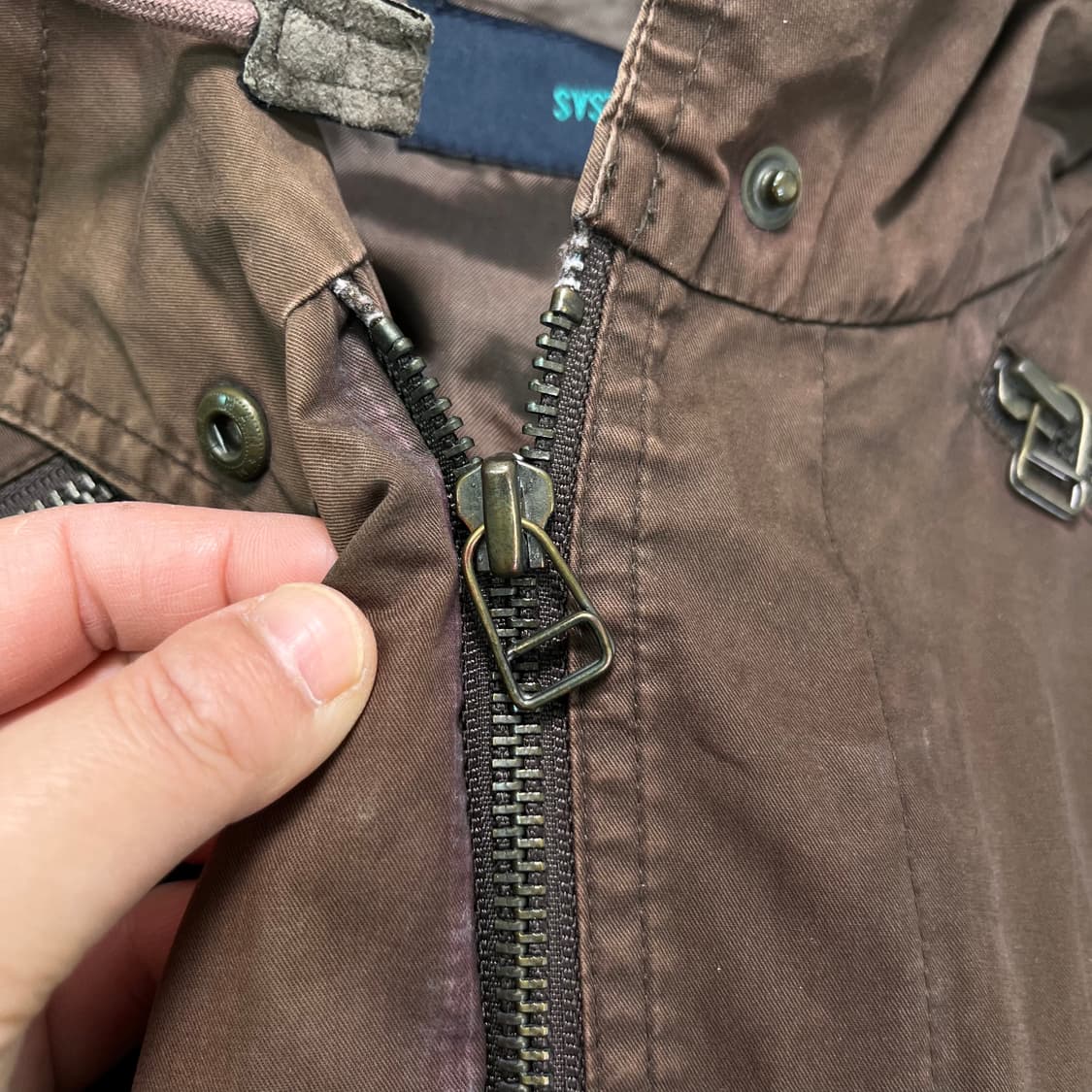 100 시스템옴므 브라운 야상 자켓 상품이미지4