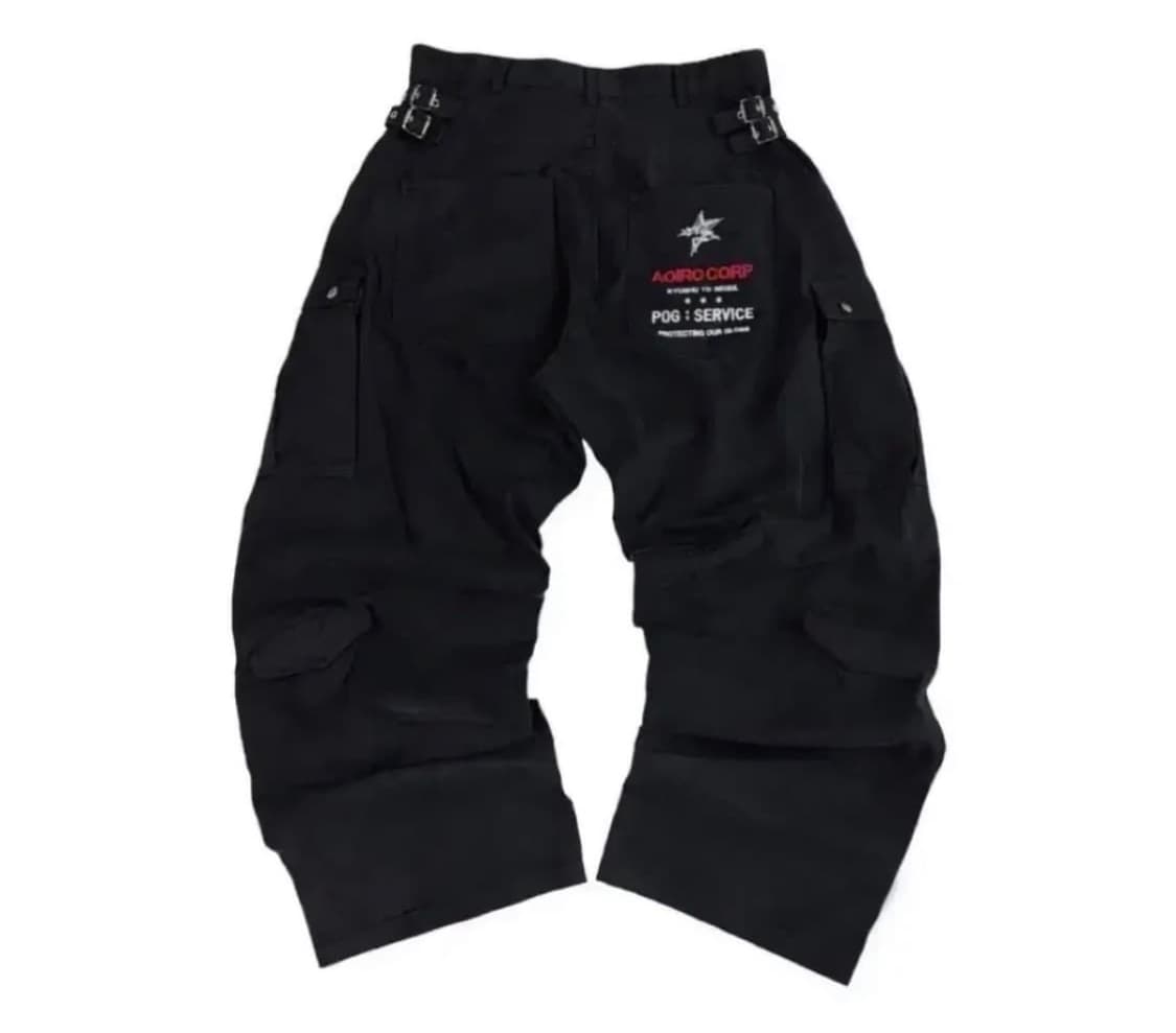 포그서비스 x 아오이로 콜라보 하카리 팬츠 (0사이즈) 상품이미지1