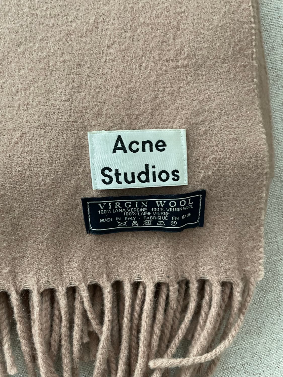 아크네 스튜디오 버진 울 머플러 카멜 상품이미지2