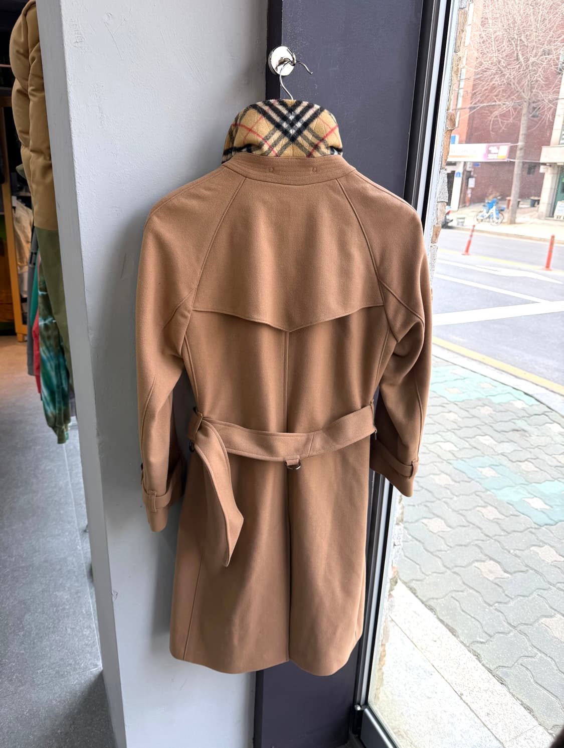 UK6/ 버버리 크랜스톤 캐시미어 벨티드 코트 상품이미지8