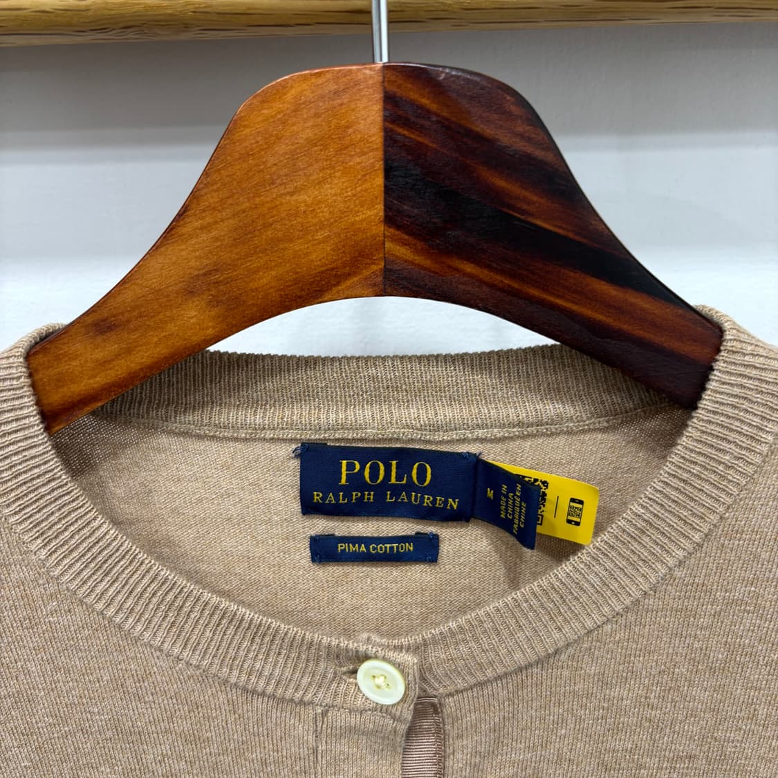 Polo Ralph Lauren QR 피마 코튼 크루넥 가디건  상품이미지7