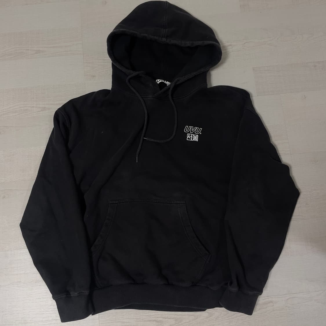 M) UVU 서울 마라톤 블랙 후드 상품이미지3