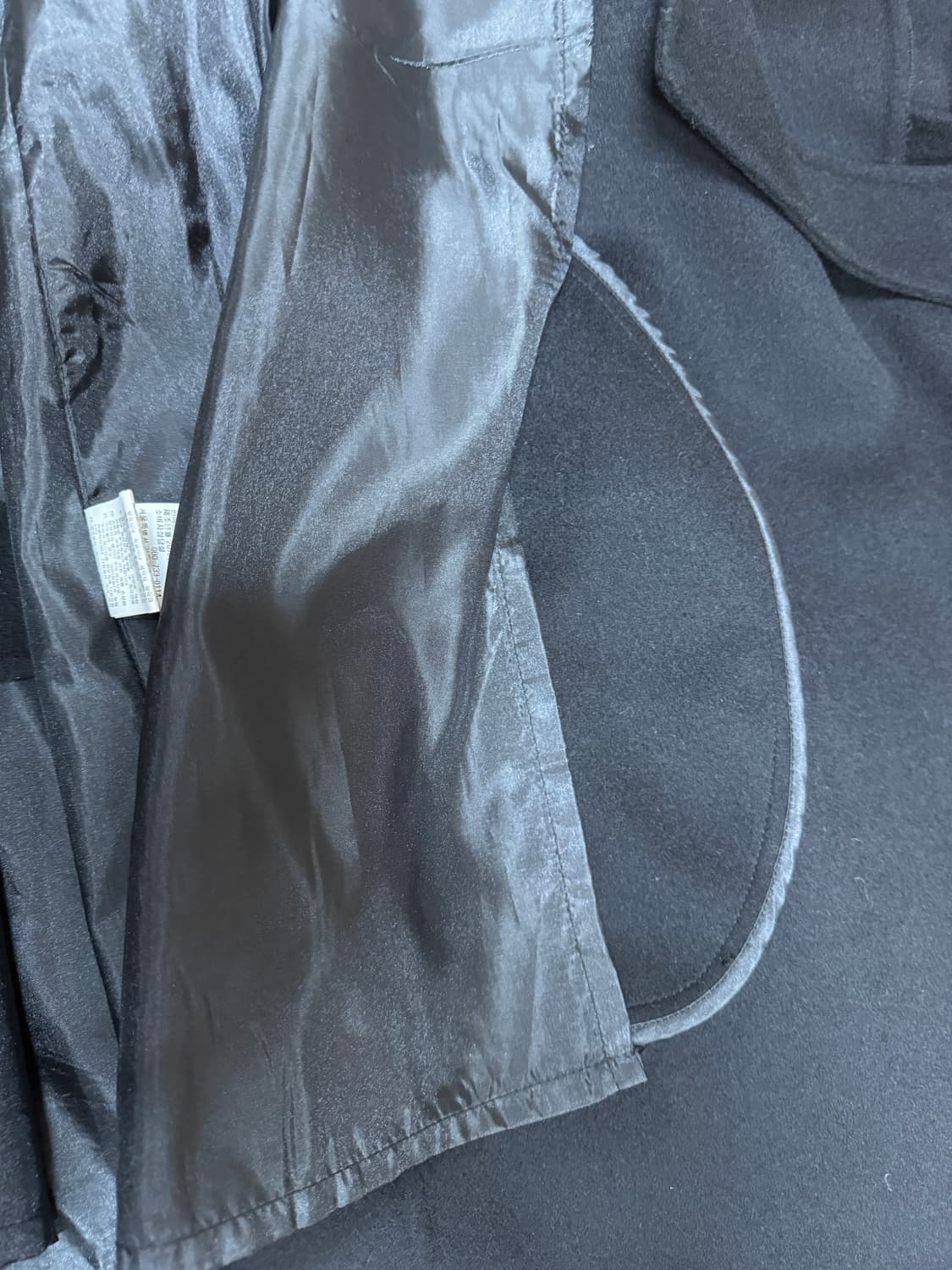 올리브데올리브 캐시미어 울 롱코트 상품이미지7