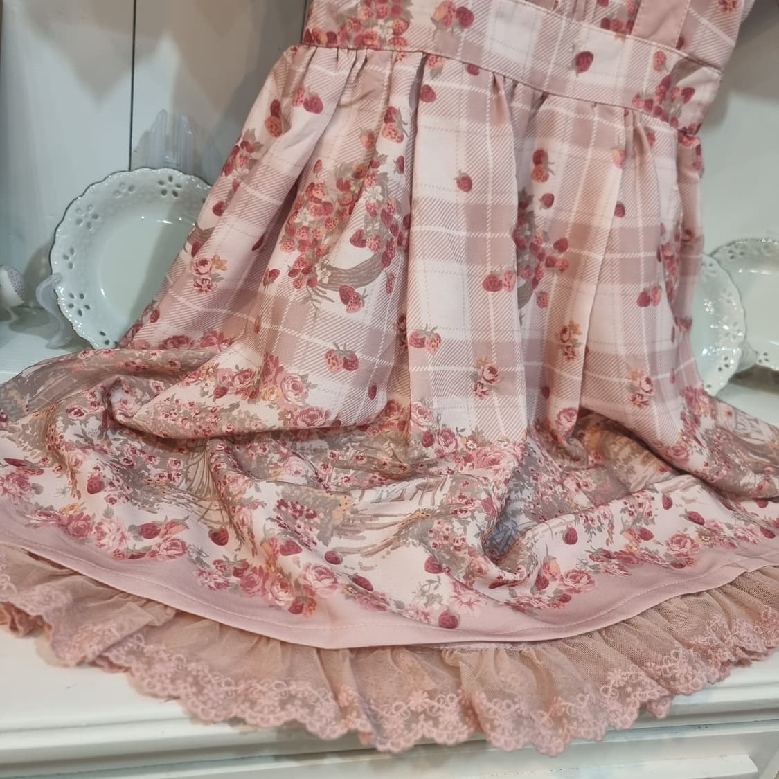 LIZ LISA (리즈리사) 플라워  리본 원피스 상품이미지4