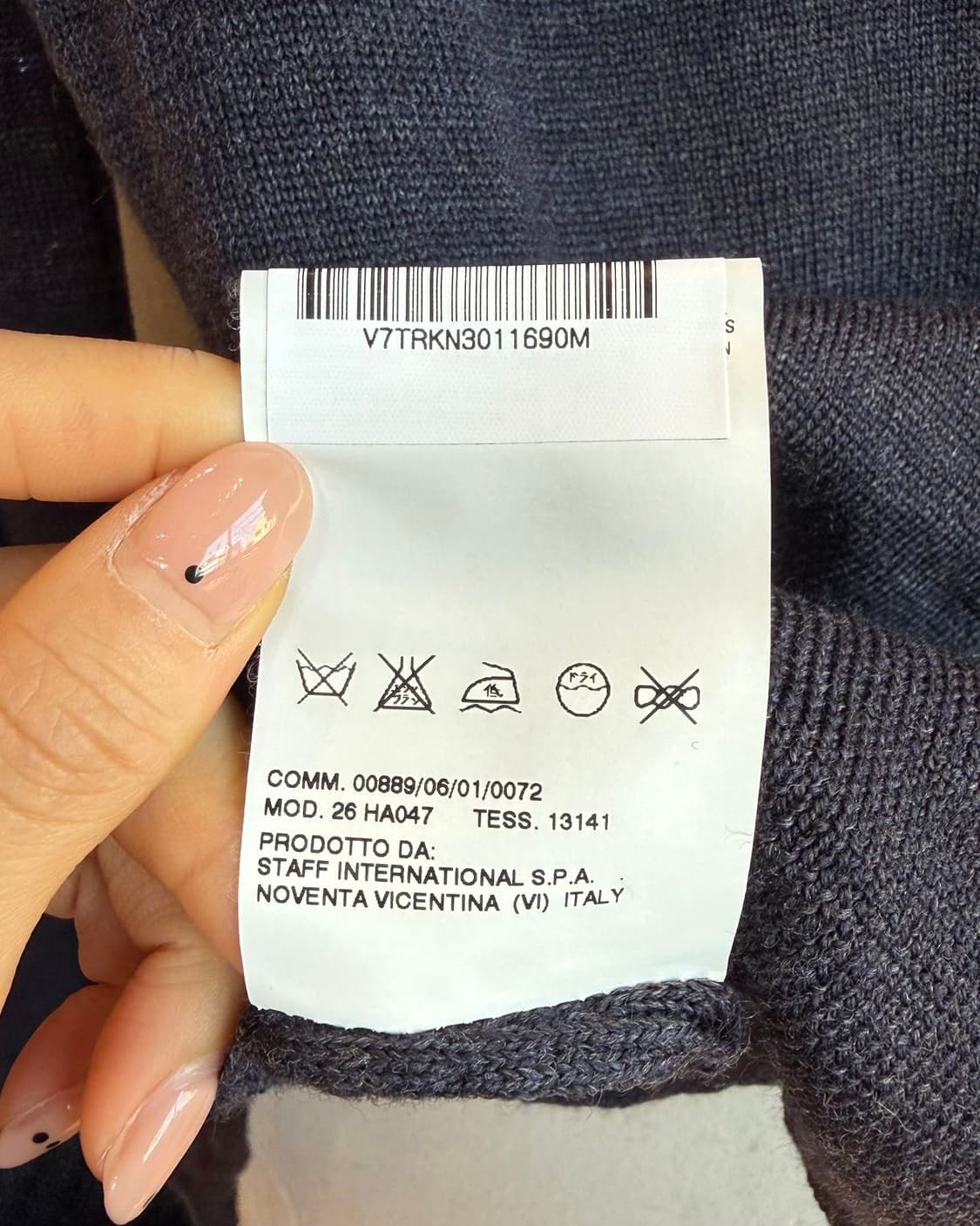 비비안 웨스트우드 레드라벨 네이비 orb자수 오브 니트  상품이미지10