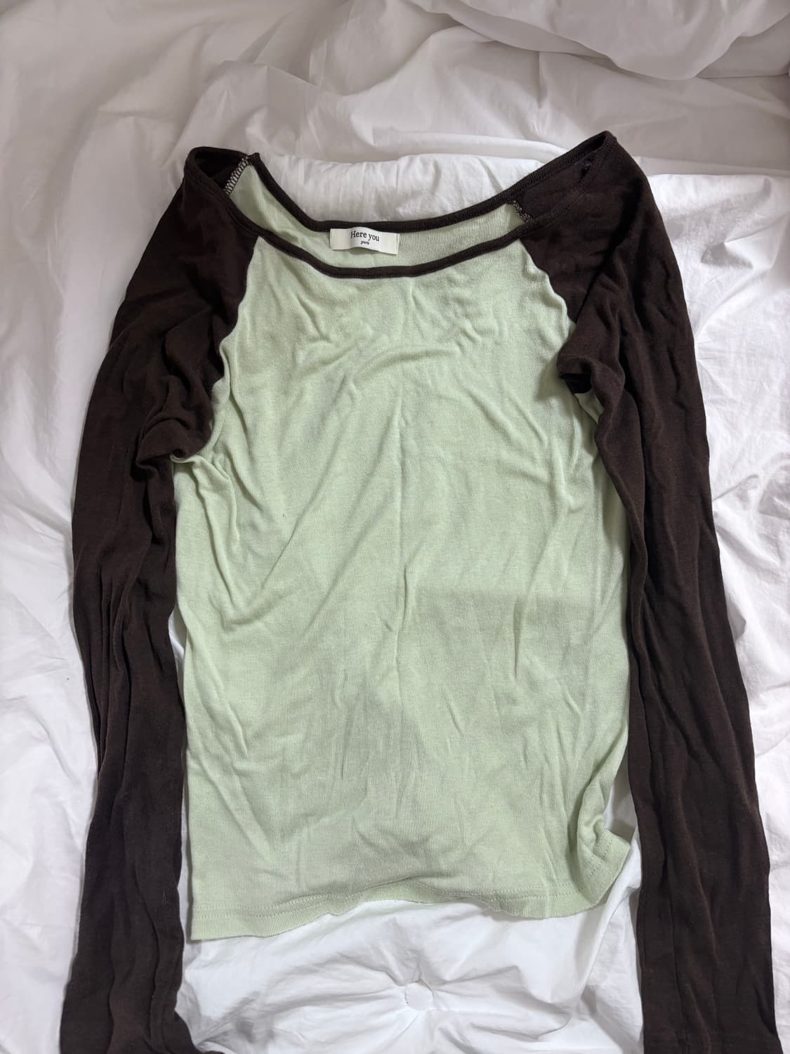 시스루 긴팔티 상품이미지1