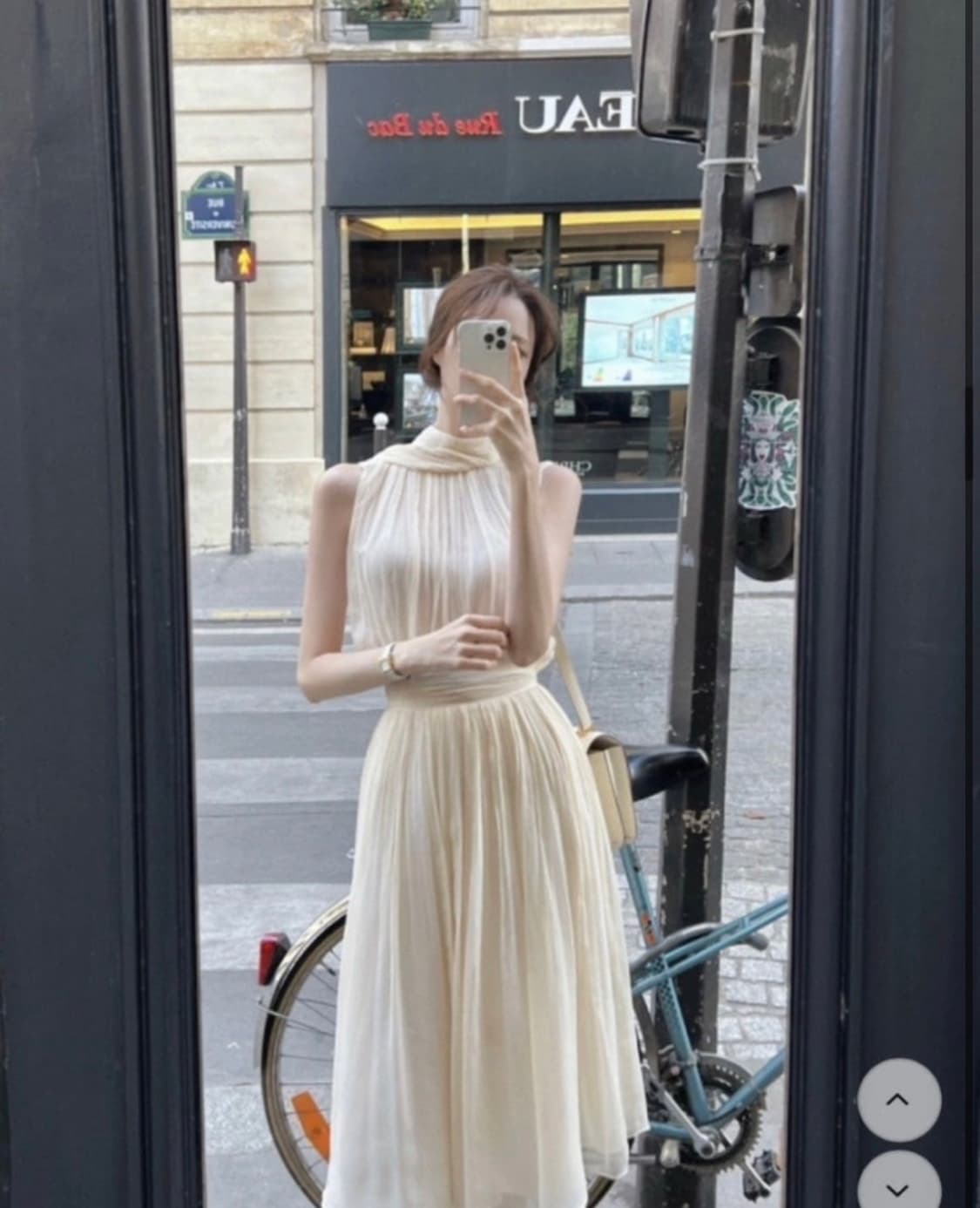 (새상품) 라벨르블랑 실리아 스커트 연베이지 26 상품이미지1