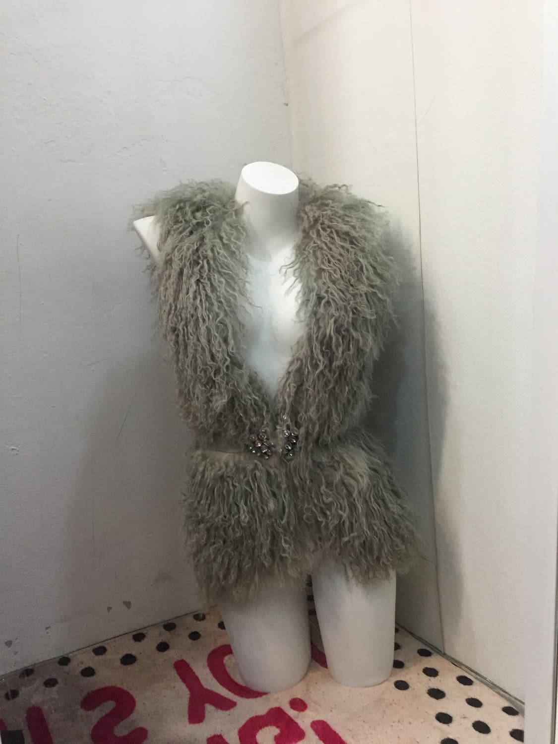 빈티지 그런지페어리 양털 조끼 상품이미지2