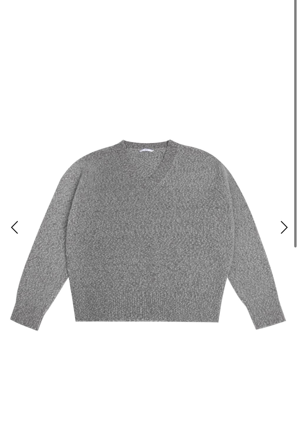 stu 카센티노 브이넥 니트 m 새상품 상품이미지1