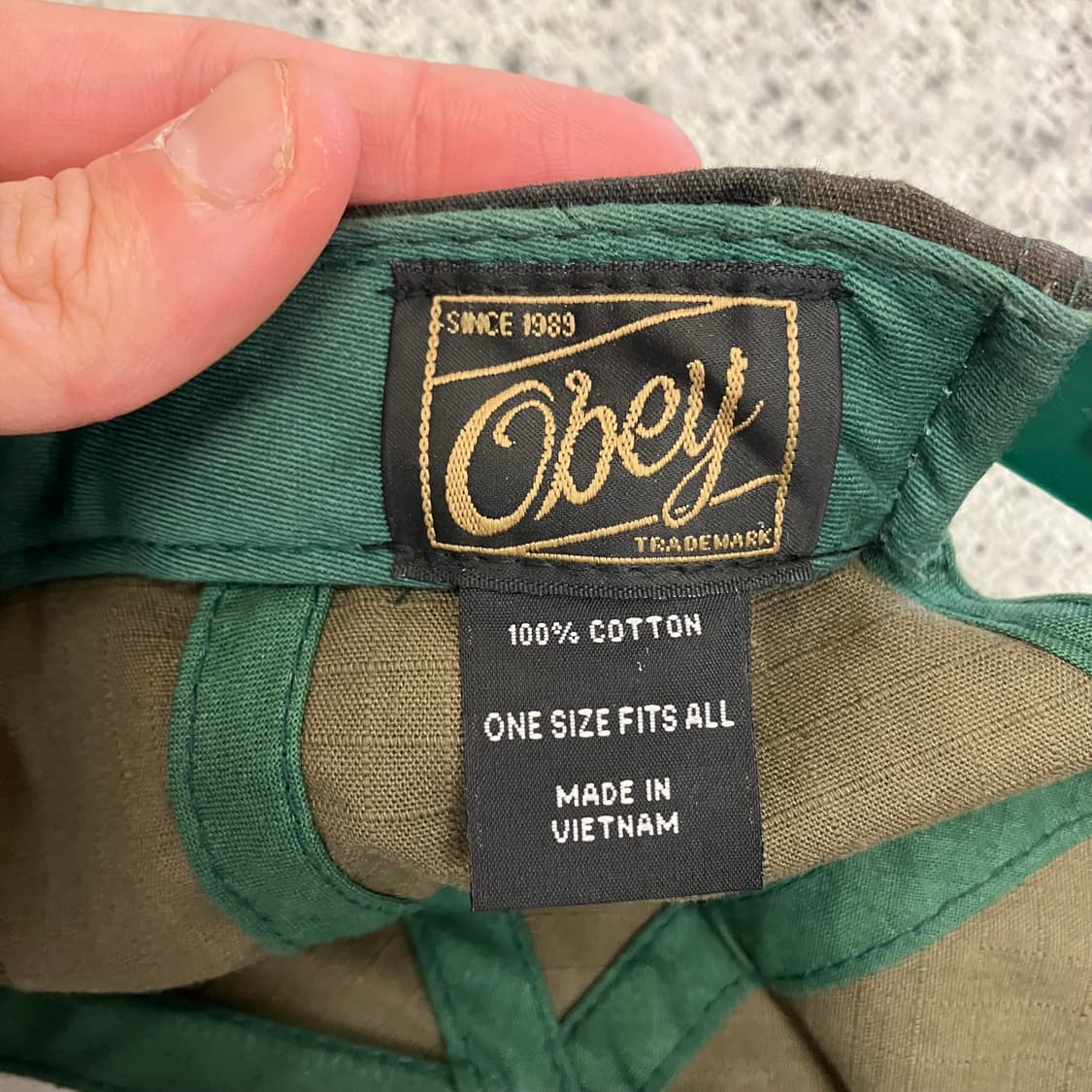 493 오베이 카모 볼캡 모자 상품이미지2