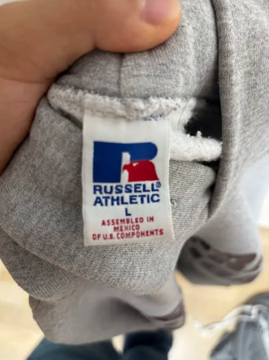 90s russell athletic 러셀 후드티 상품이미지2