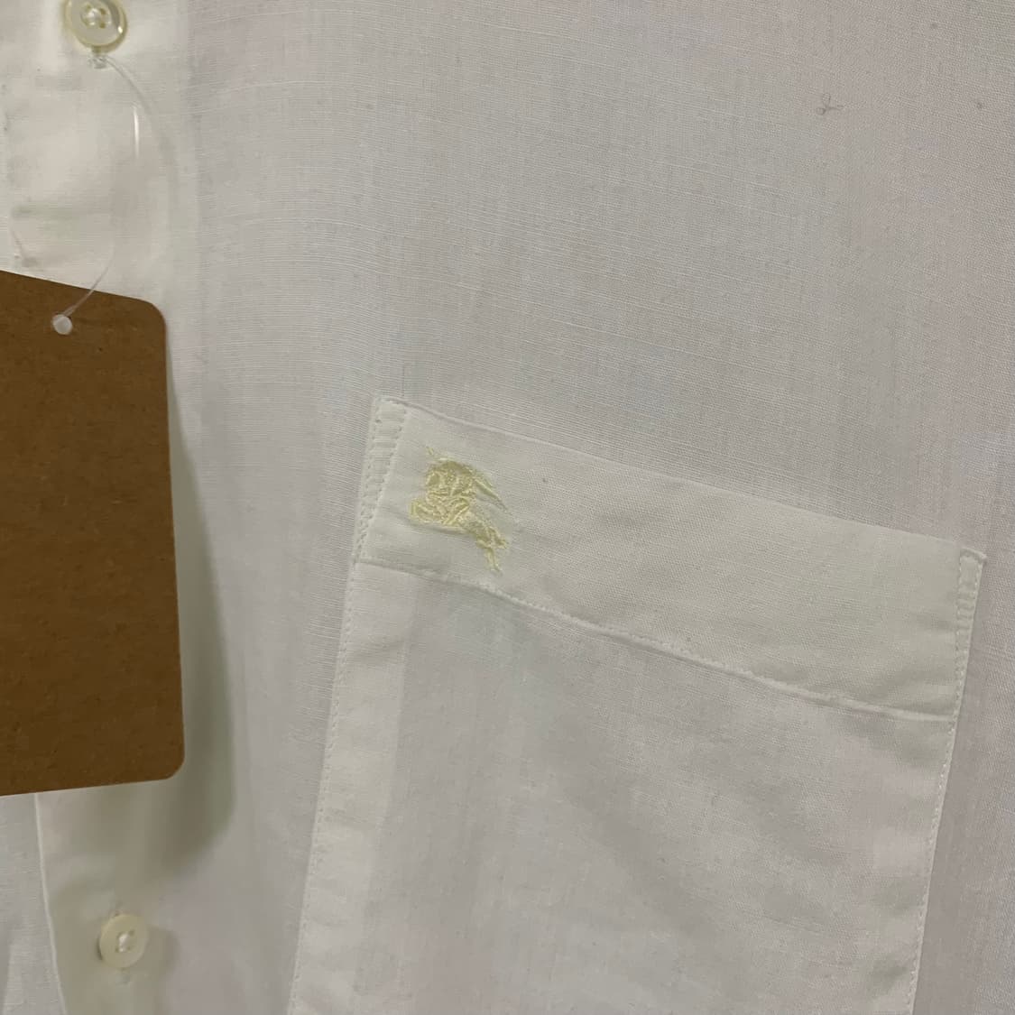 버버리 런던 T.K. 아이보리 노카라 차이나카라 베이직 남성 셔츠 상품이미지6