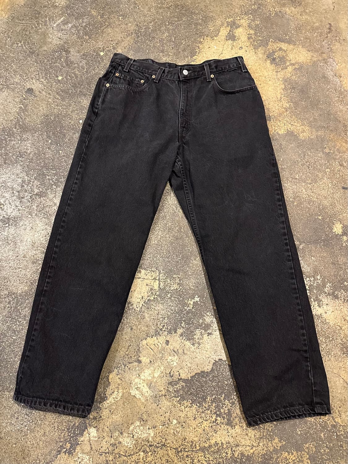 빈티지 90s 리바이스 550 블랙 데님팬츠  상품이미지1