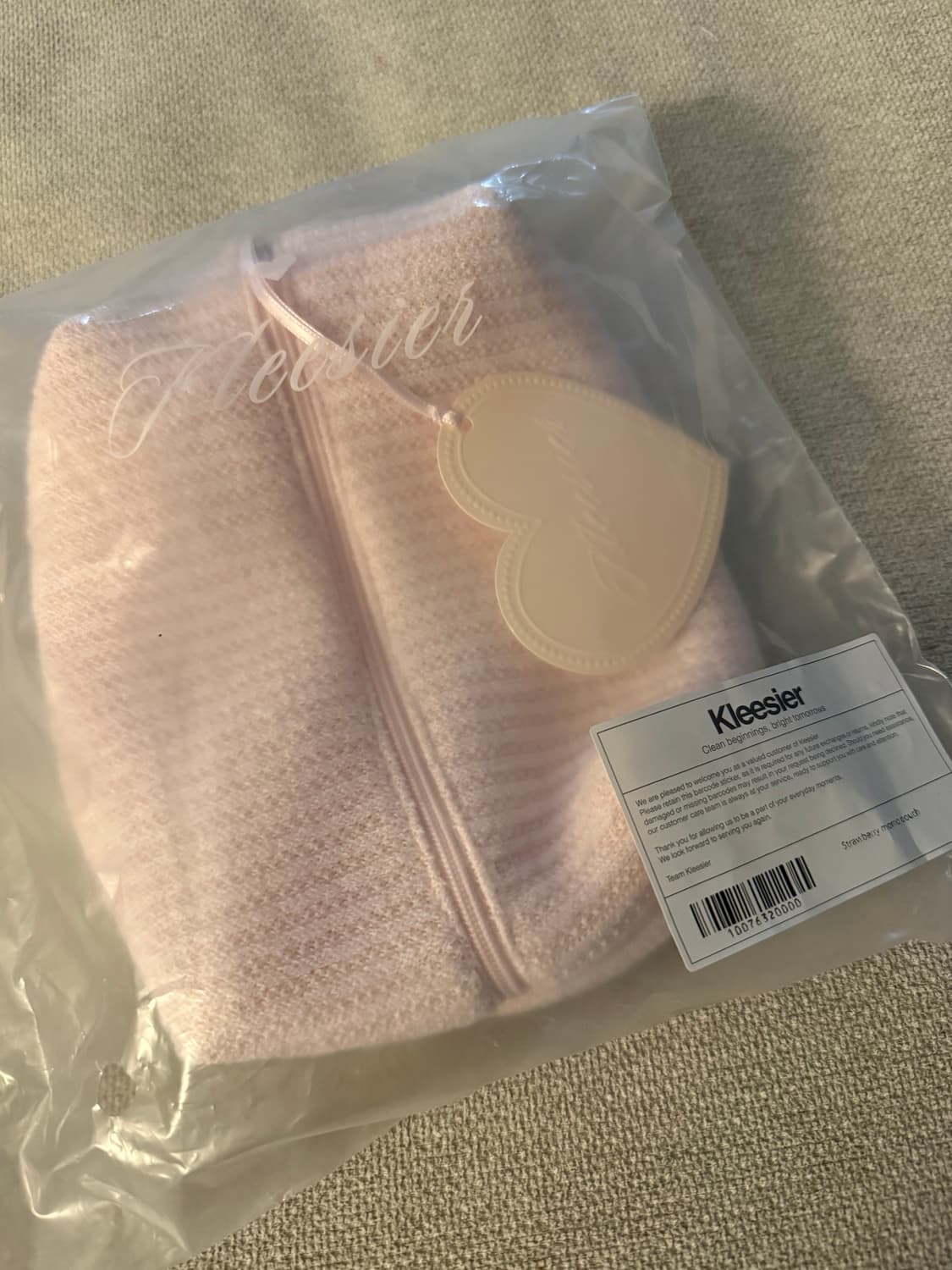 클리시어 튜튜 파우치 핑크 상품이미지4