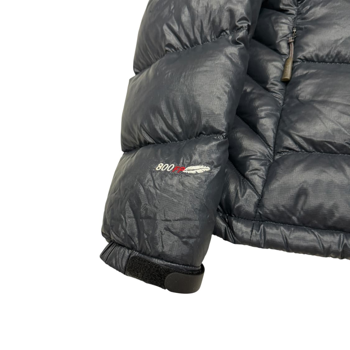 몽벨 빈티지 퍼텍스 EX800 우먼 딱붙핏 네이비 경량패딩 자켓 S 상품이미지2