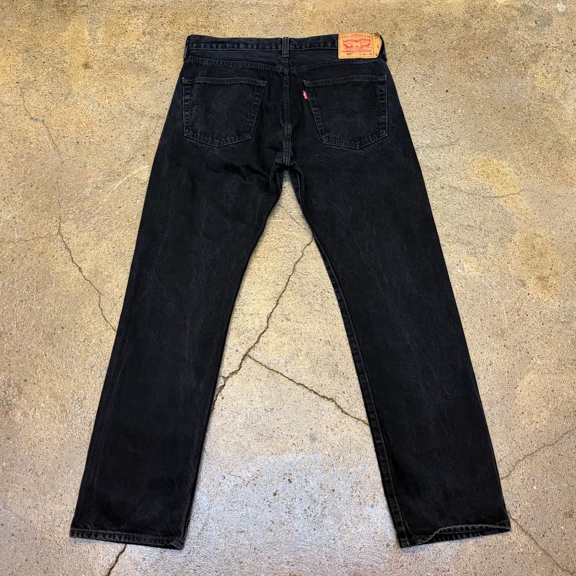 미국 빈티지 리바이스 501 블랙진 청바지 상품이미지4