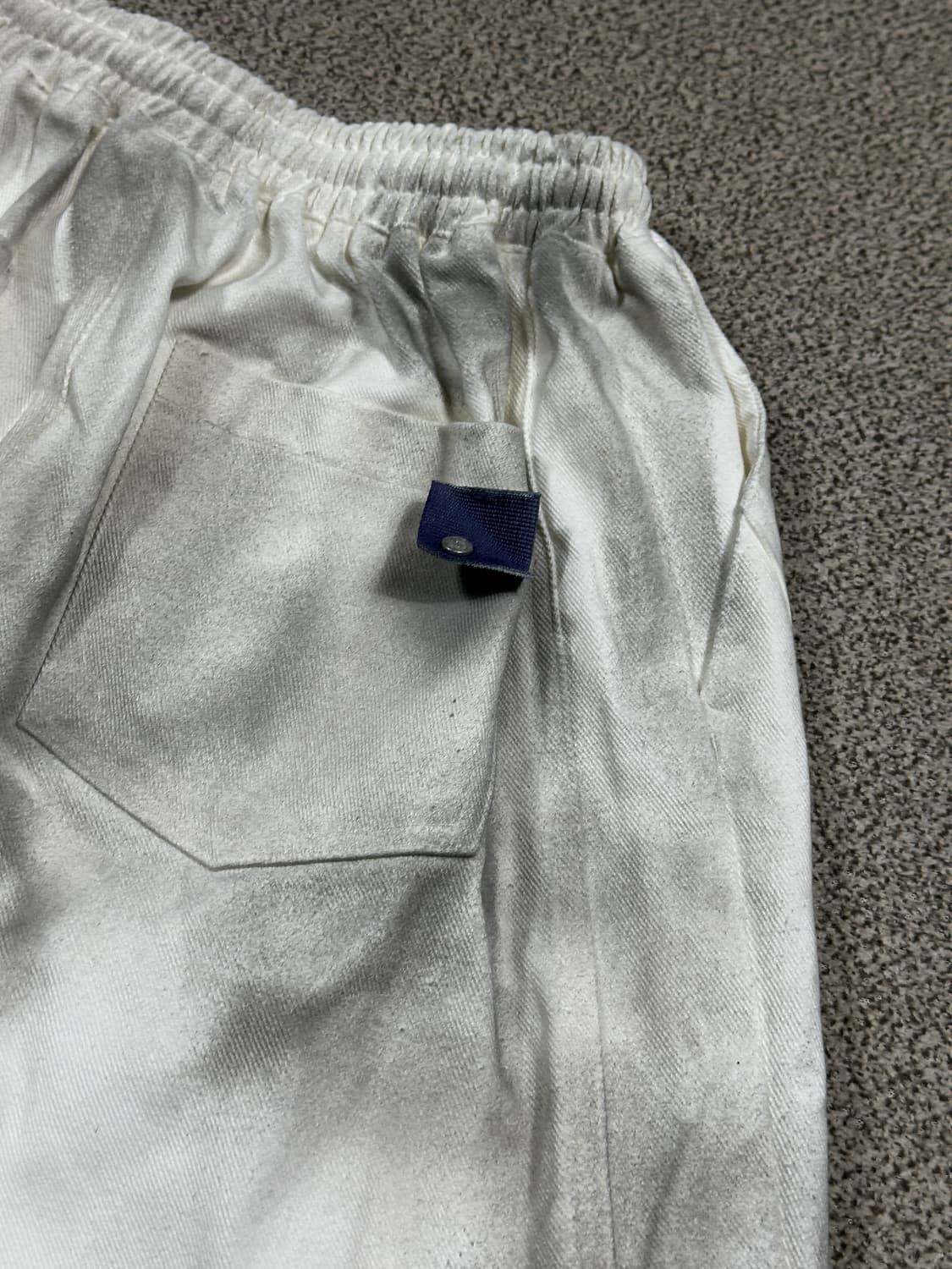 택보유새상품 세븐셀라 더티워싱 와이드팬츠 28 상품이미지4