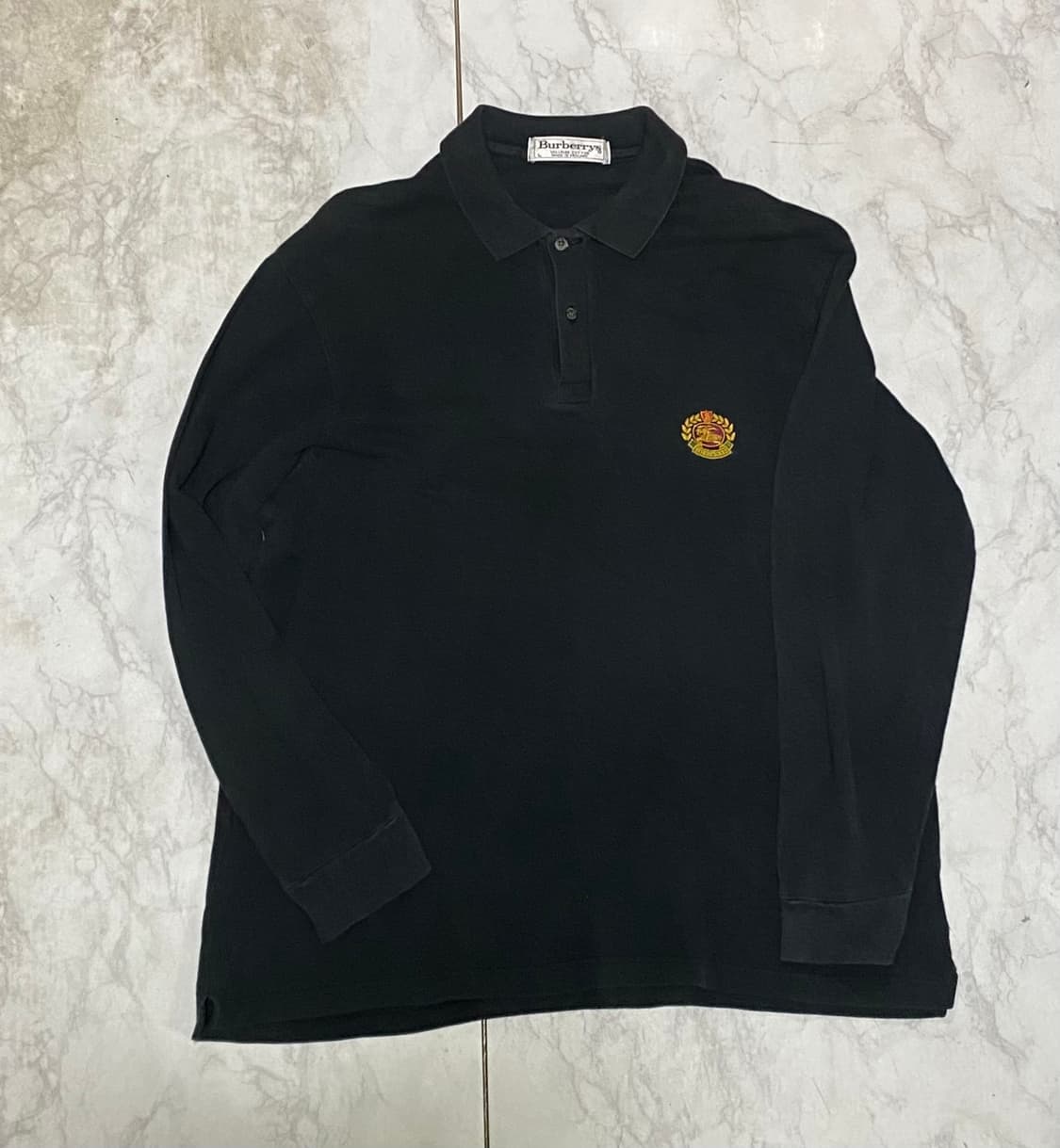 버버리 긴팔 카라 티셔츠 사이즈 100 상품이미지1