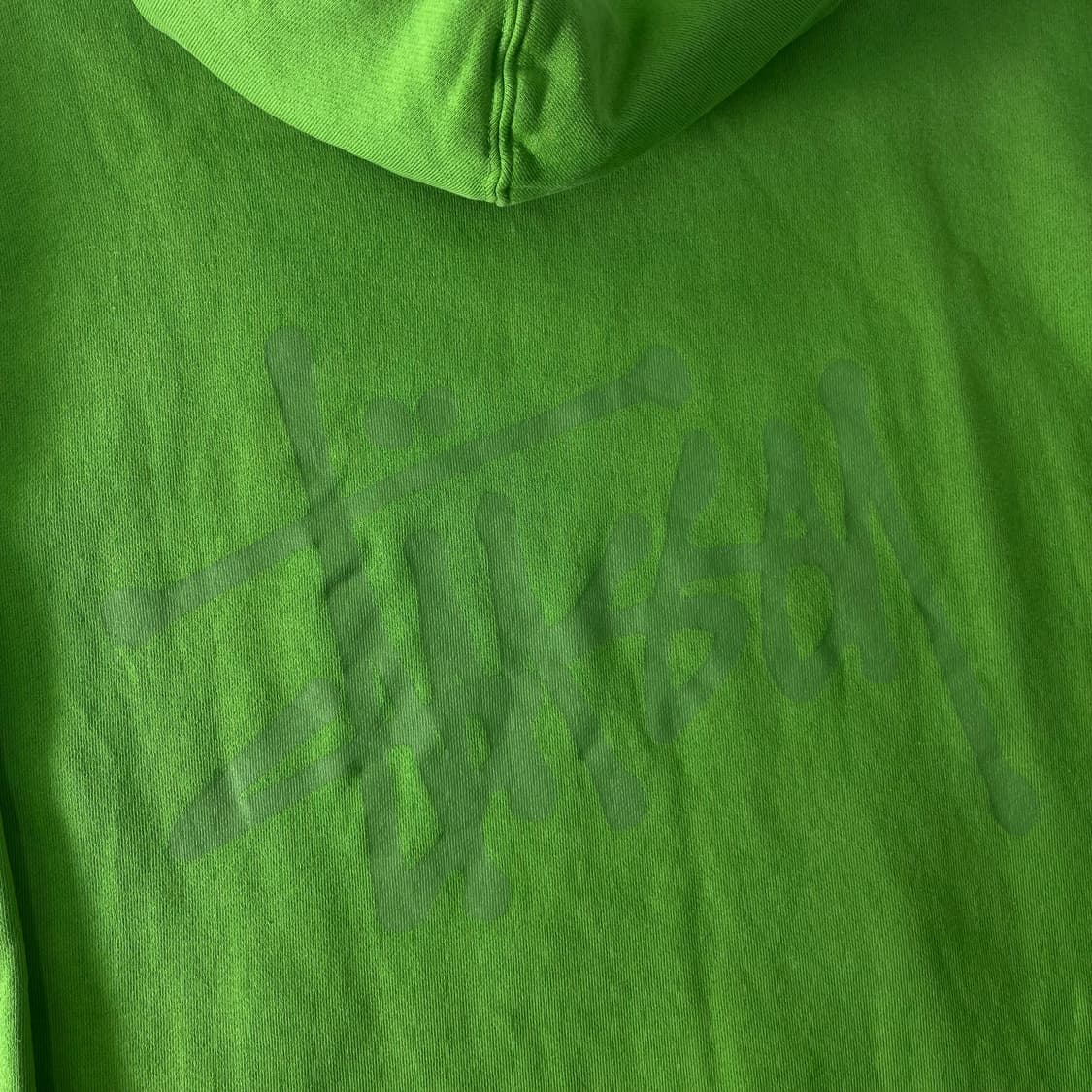 105 스투시 그린 빅로고 후드티  상품이미지6