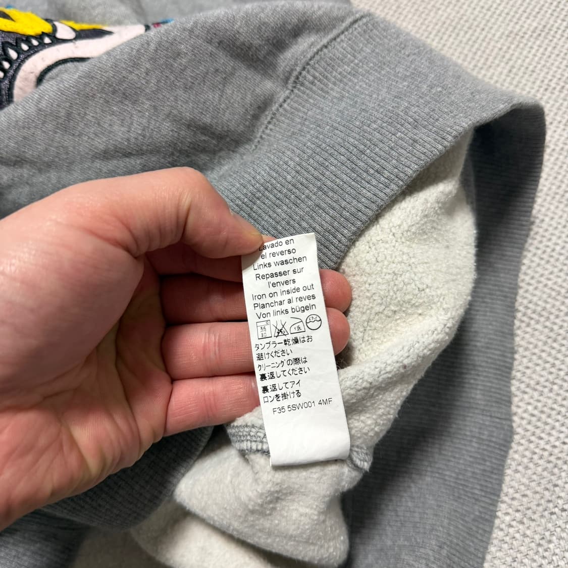 KENZO 겐조 타이거 자수 맨투맨 상품이미지4