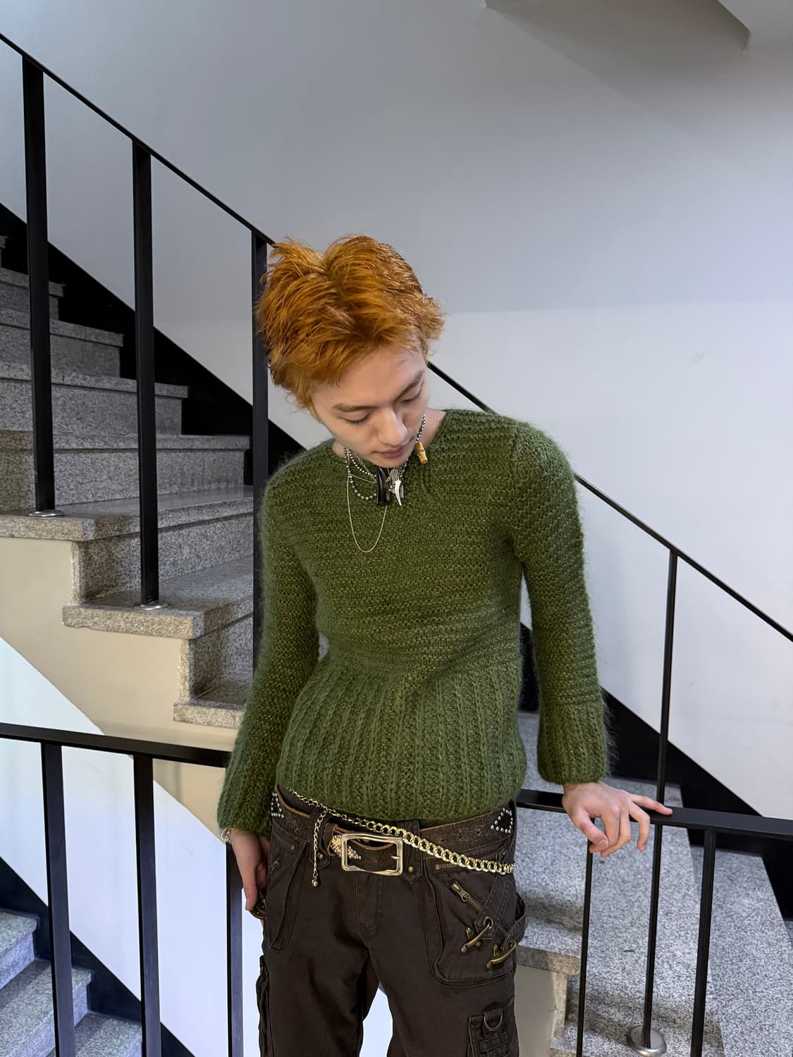 mohair ethnic sweater 상품이미지1