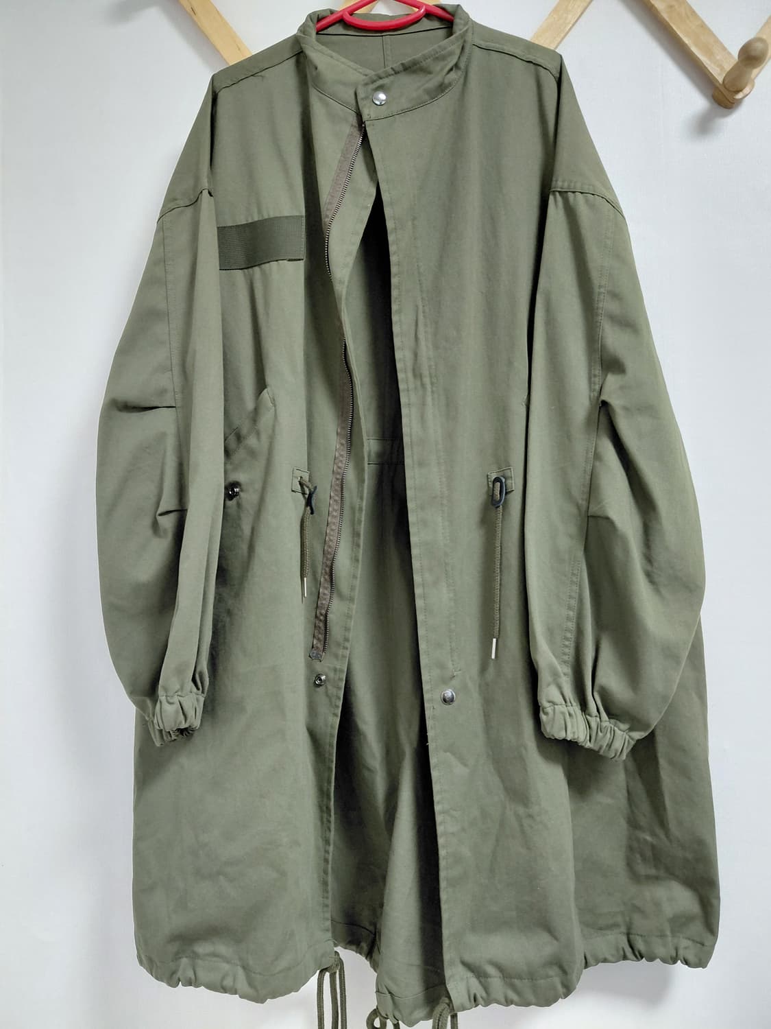 피쉬테일 야상 카키 상품이미지1