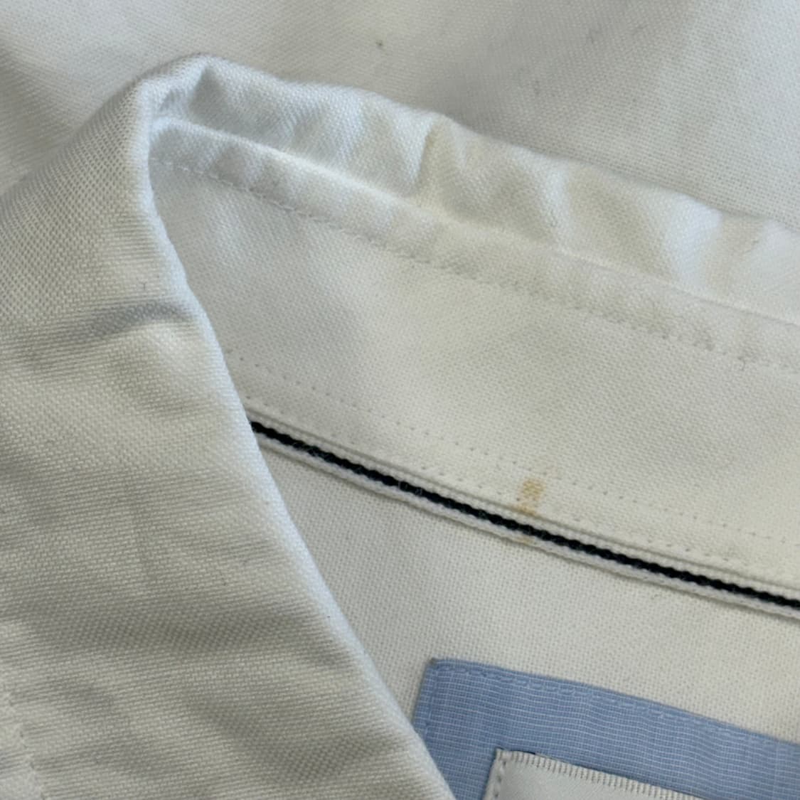 M 라코스테 레귤러핏 화이트 코튼 셔츠 상품이미지6