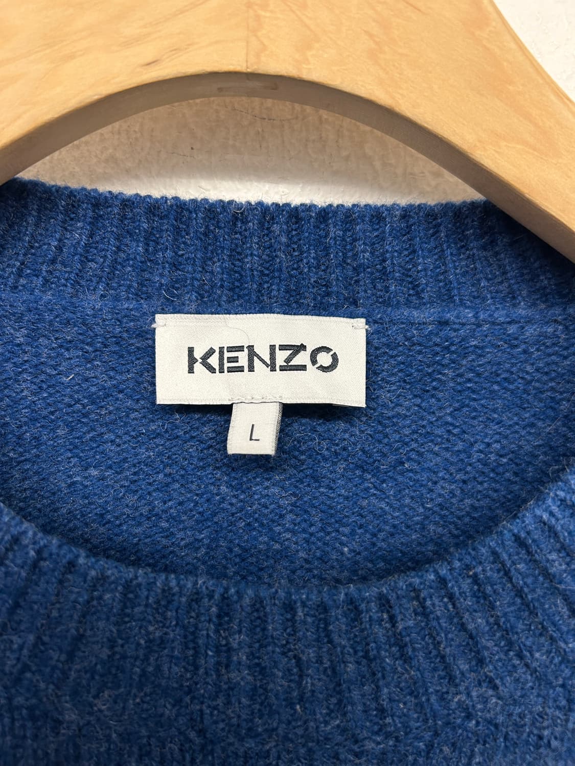 KENZO 블루 베어 니트 스웨터 상품이미지3