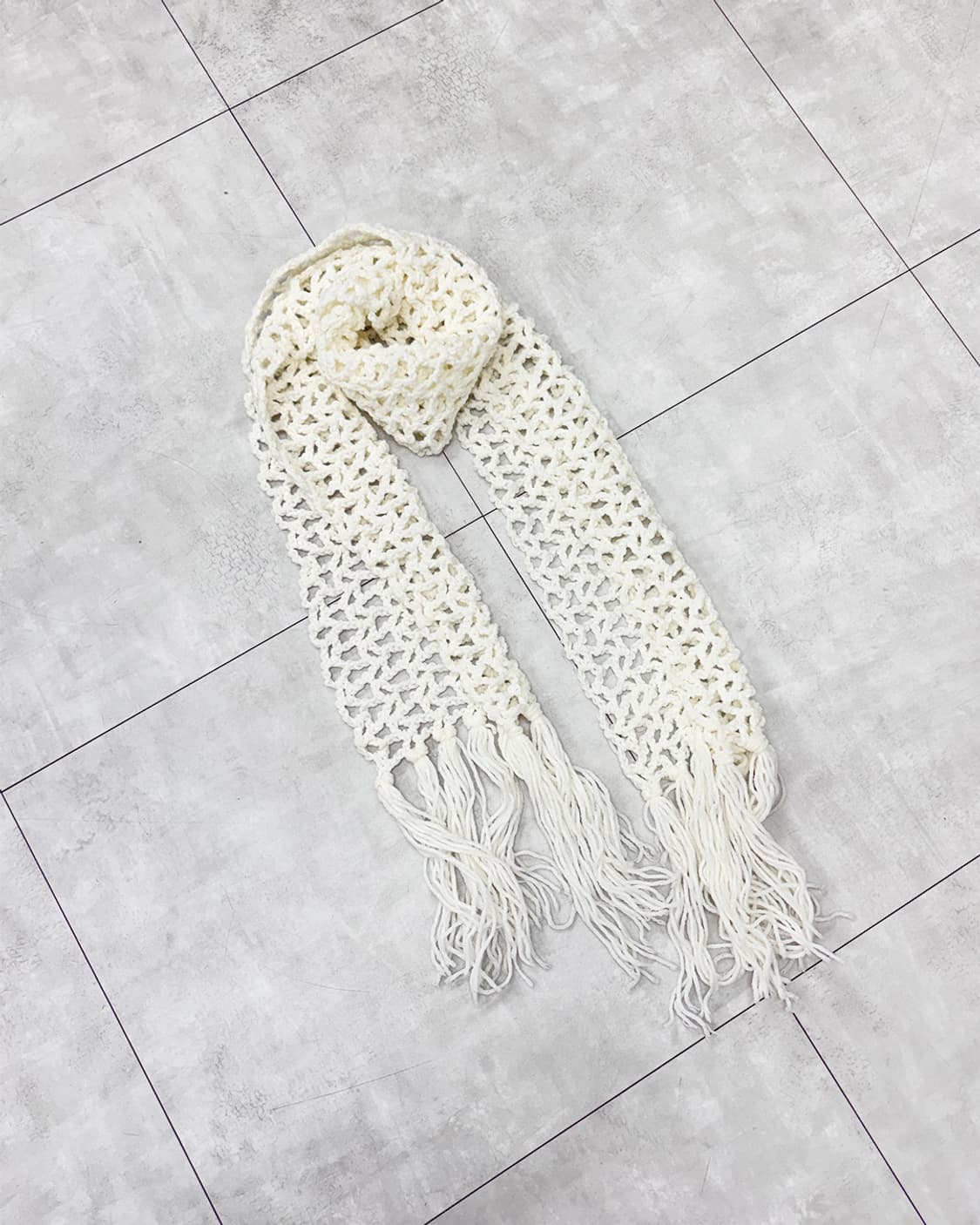 sapporo ivory net muffler 상품이미지2