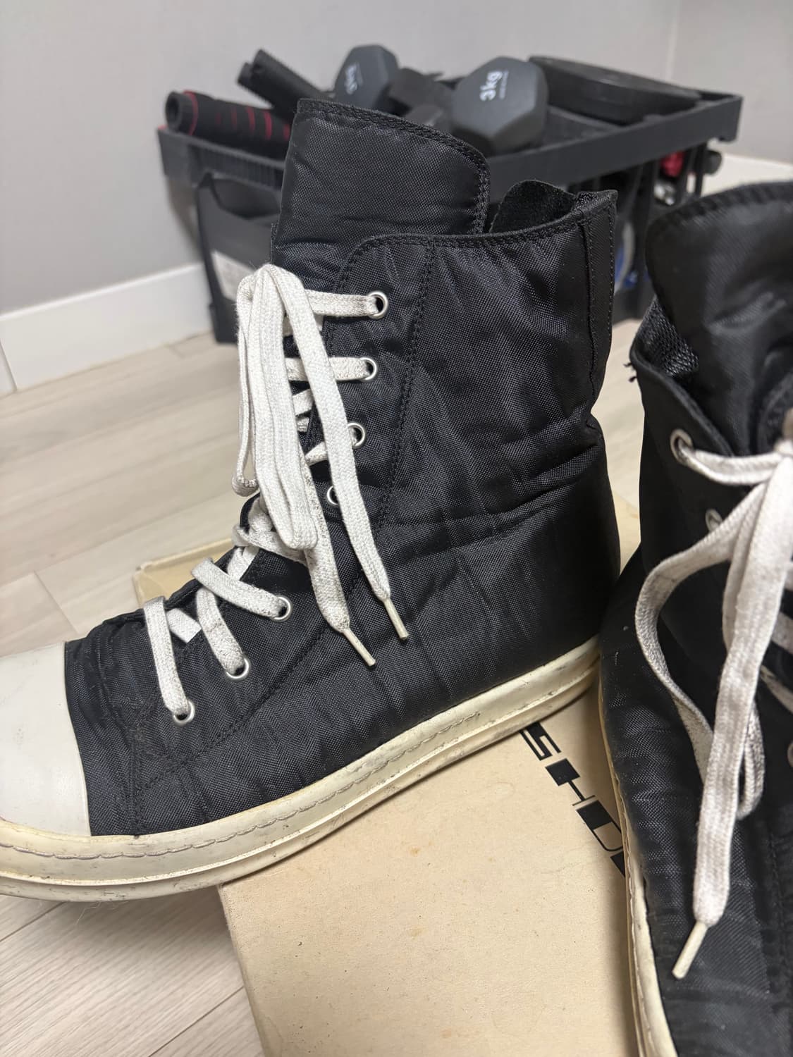 릭오웬스 다크쉐도우 나일론 라몬즈 40.5 상품이미지9