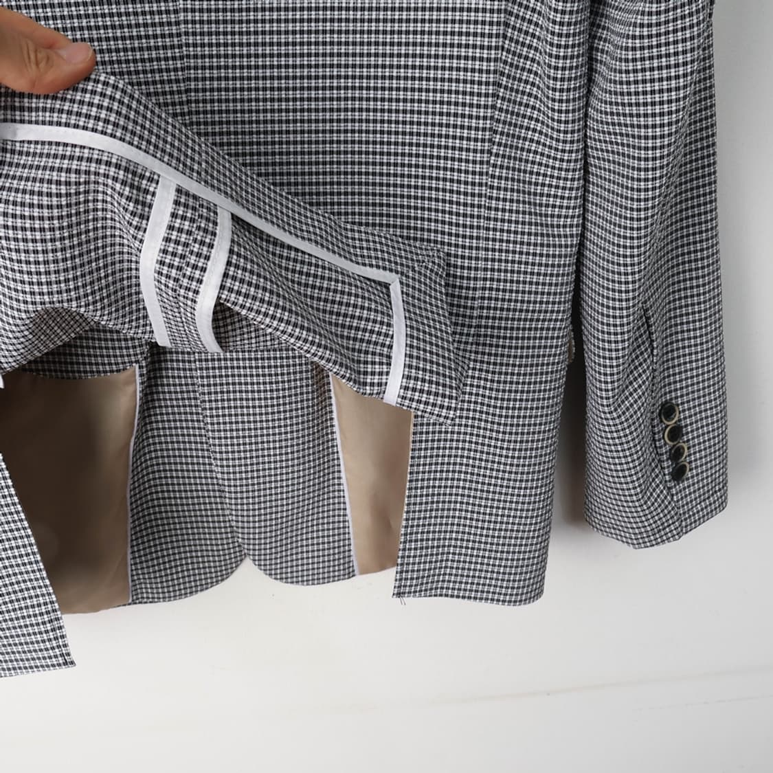 100/세인트 체크 썸머 자켓 상품이미지3