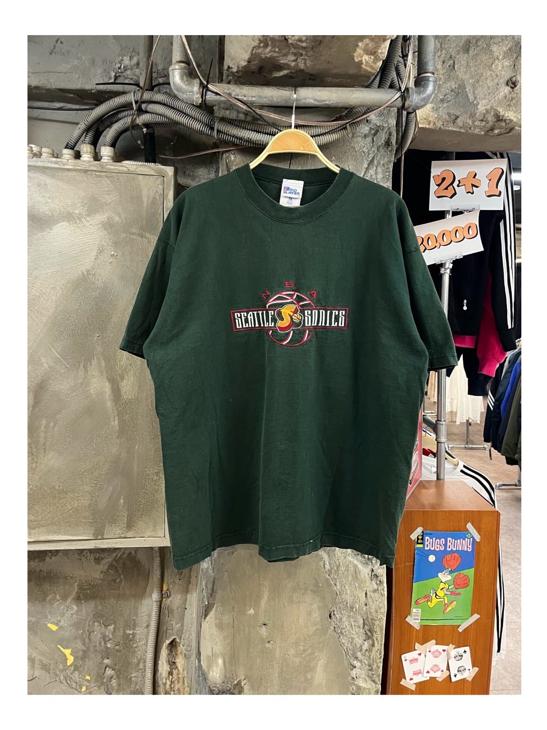 빈티지 NBA 반팔티 그린 XL #csz3770 상품이미지1