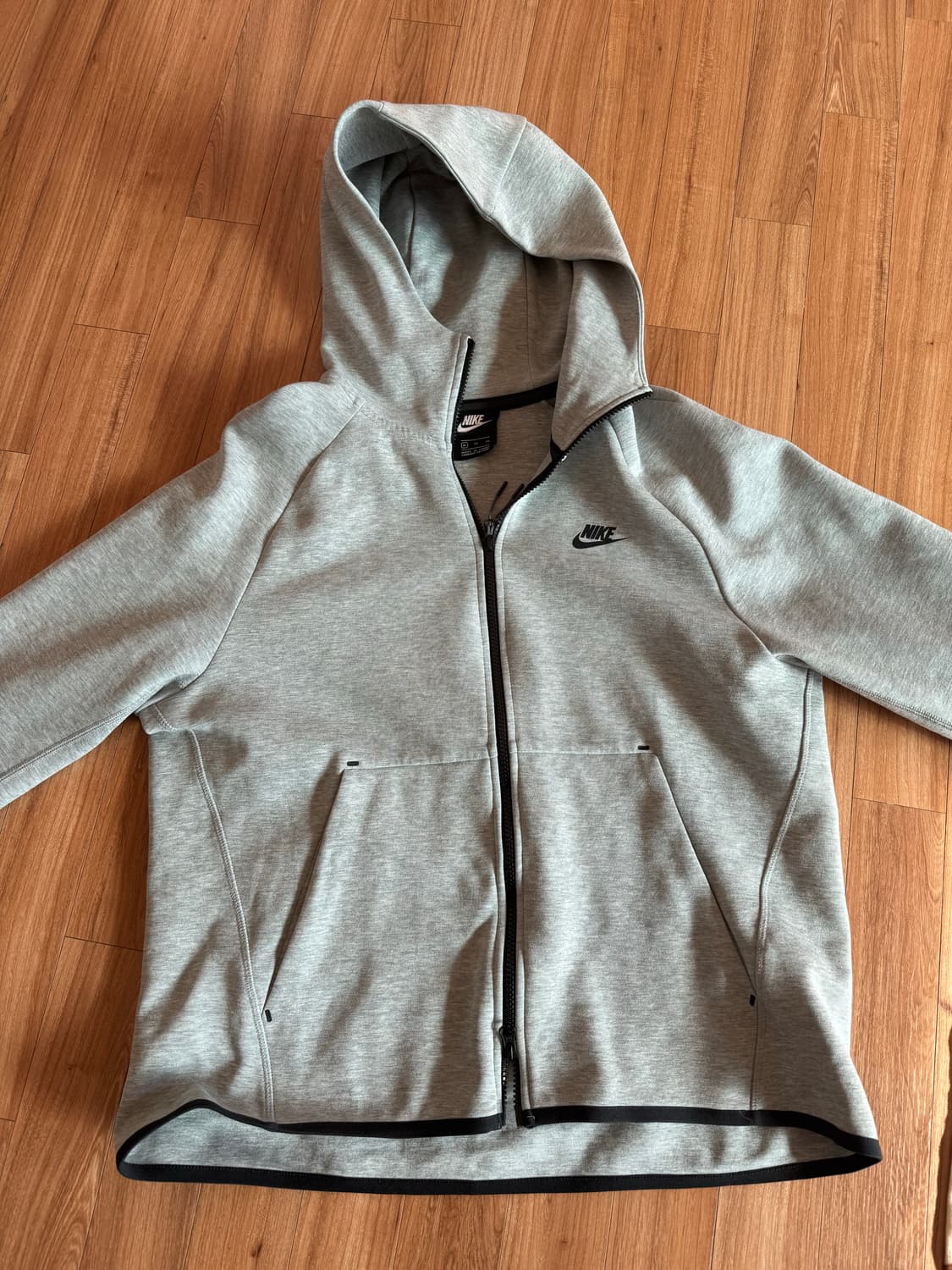 나이키 테크 플리스 테크팩 회색 상의 XL 상품이미지1