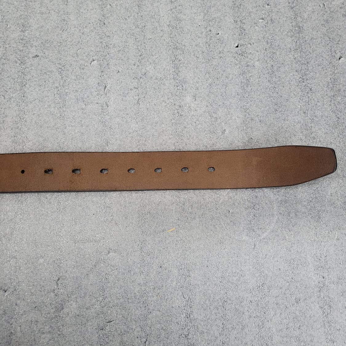 Davis 검정 100%레더 가죽 벨트 총106cm 상품이미지7